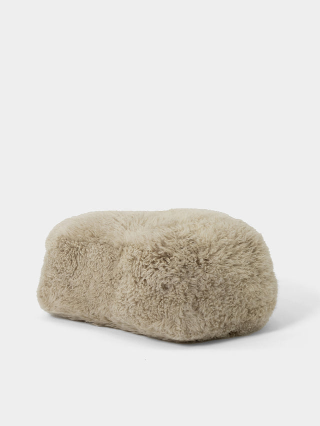 Sheepskin Footstool - Wool Filled