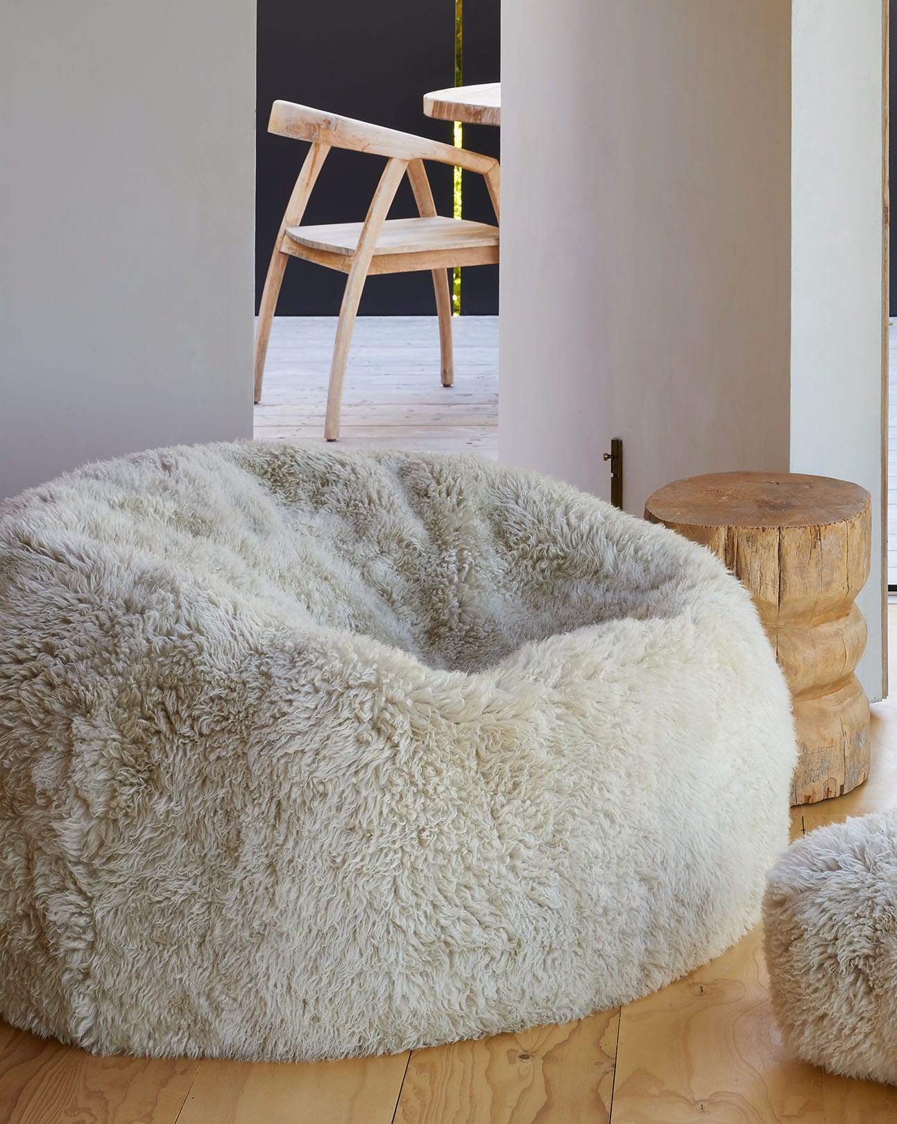 The Shaggy Bean Bag