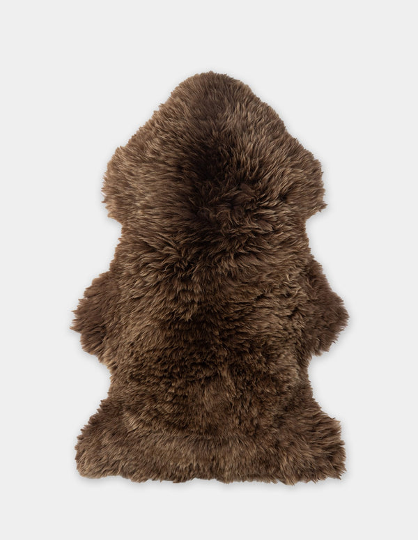 Extra Shaggy Wool / Single / Natural Mid Brown