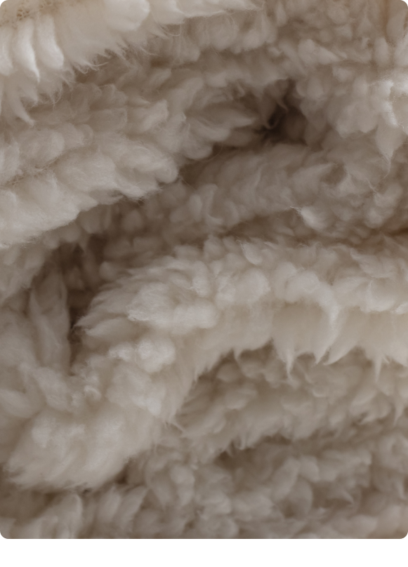 Our beef with synthetic throws and rugs.