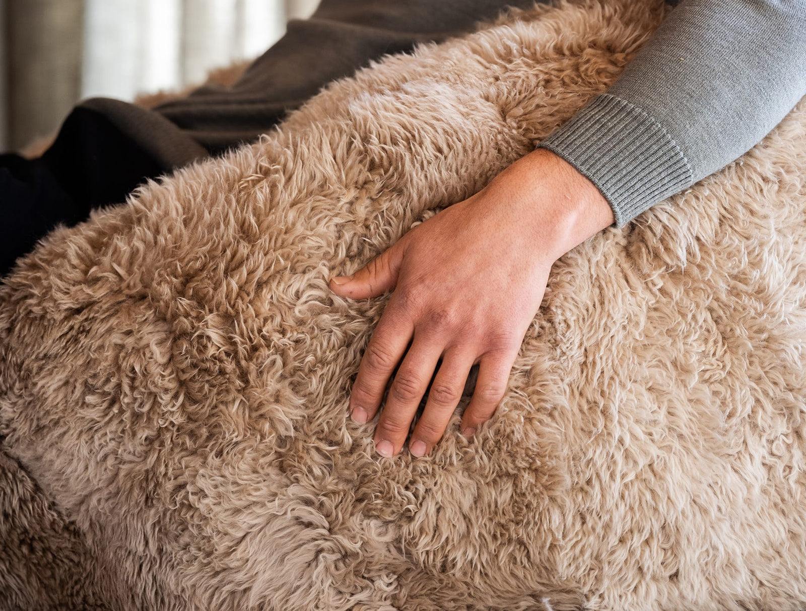 Shaggy Bean Bag Sale