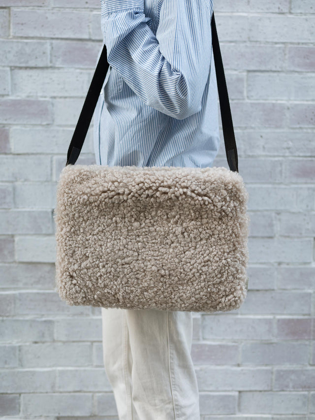 Sheepskin Laptop Case