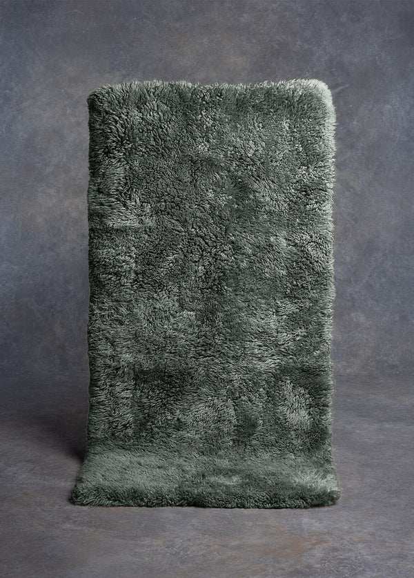 Extra Shaggy Wool / Small Rectangle 1.0x2.1m / Beech Forest