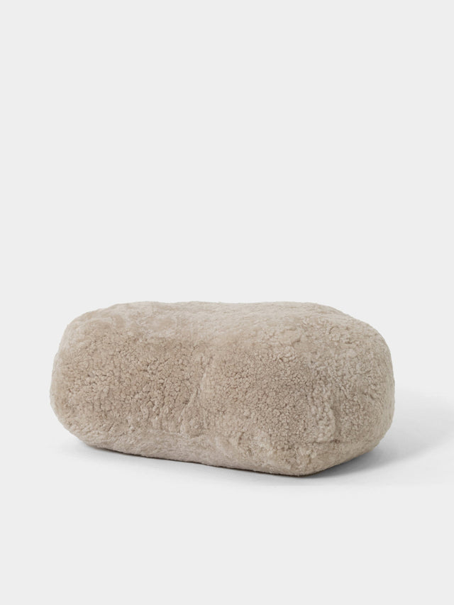 Sheepskin Footstool - Wool Filled