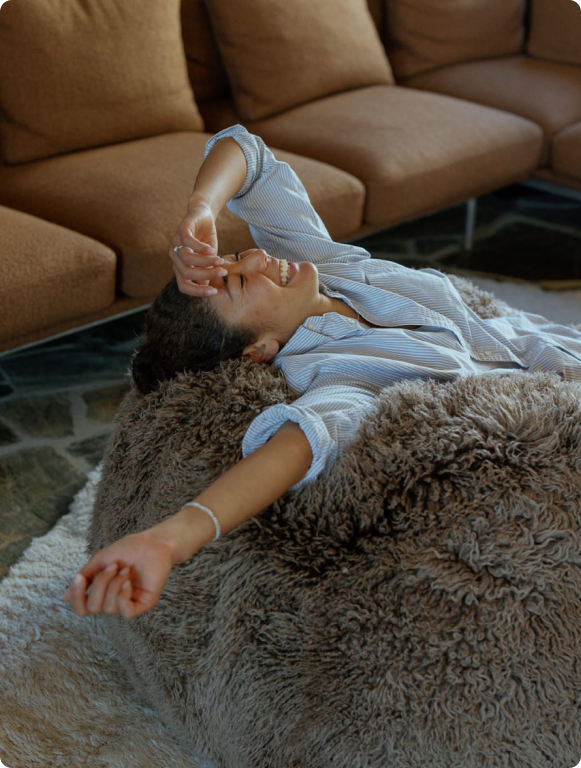 Shaggy Bean Bag