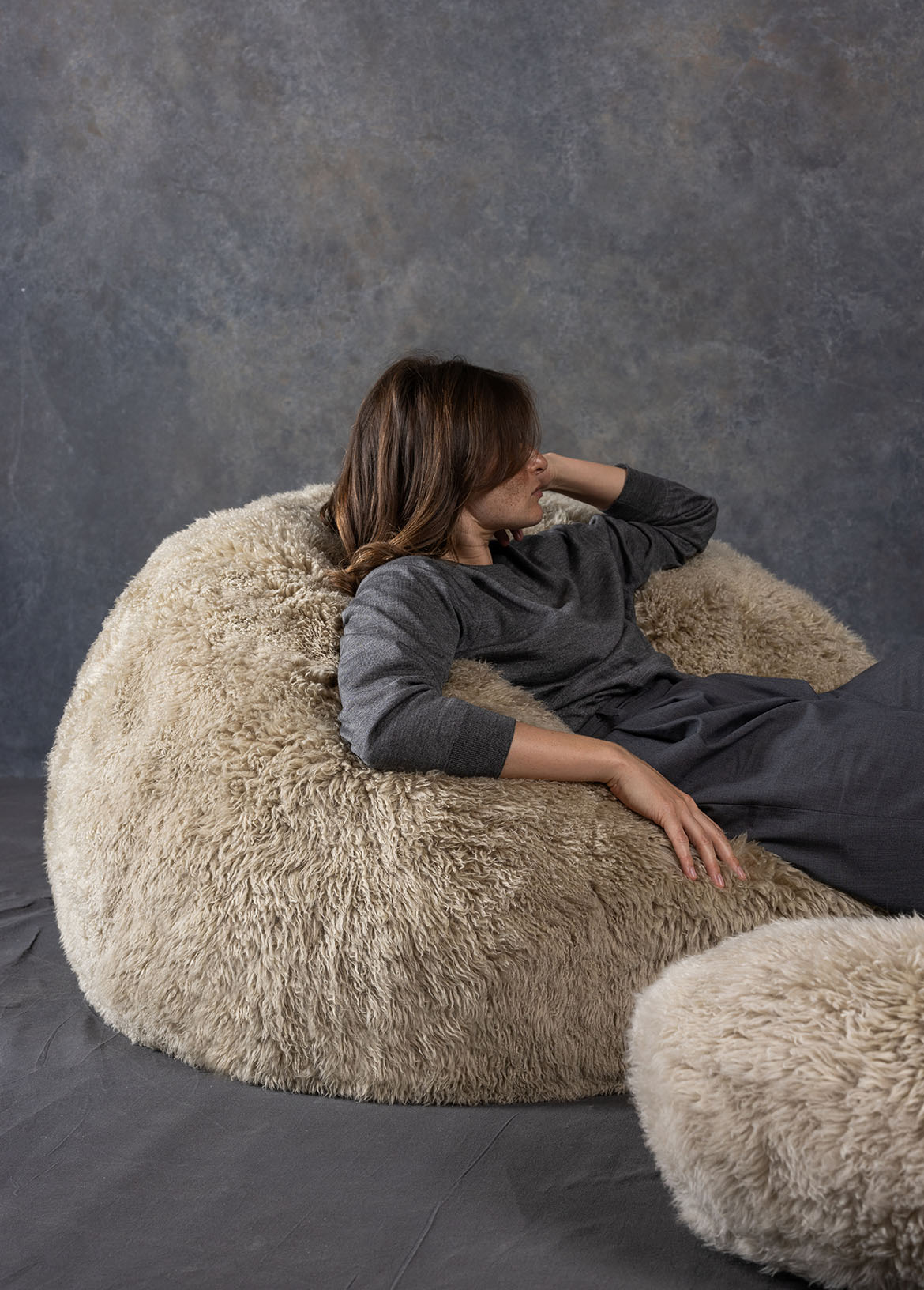 Shaggy Bean Bag