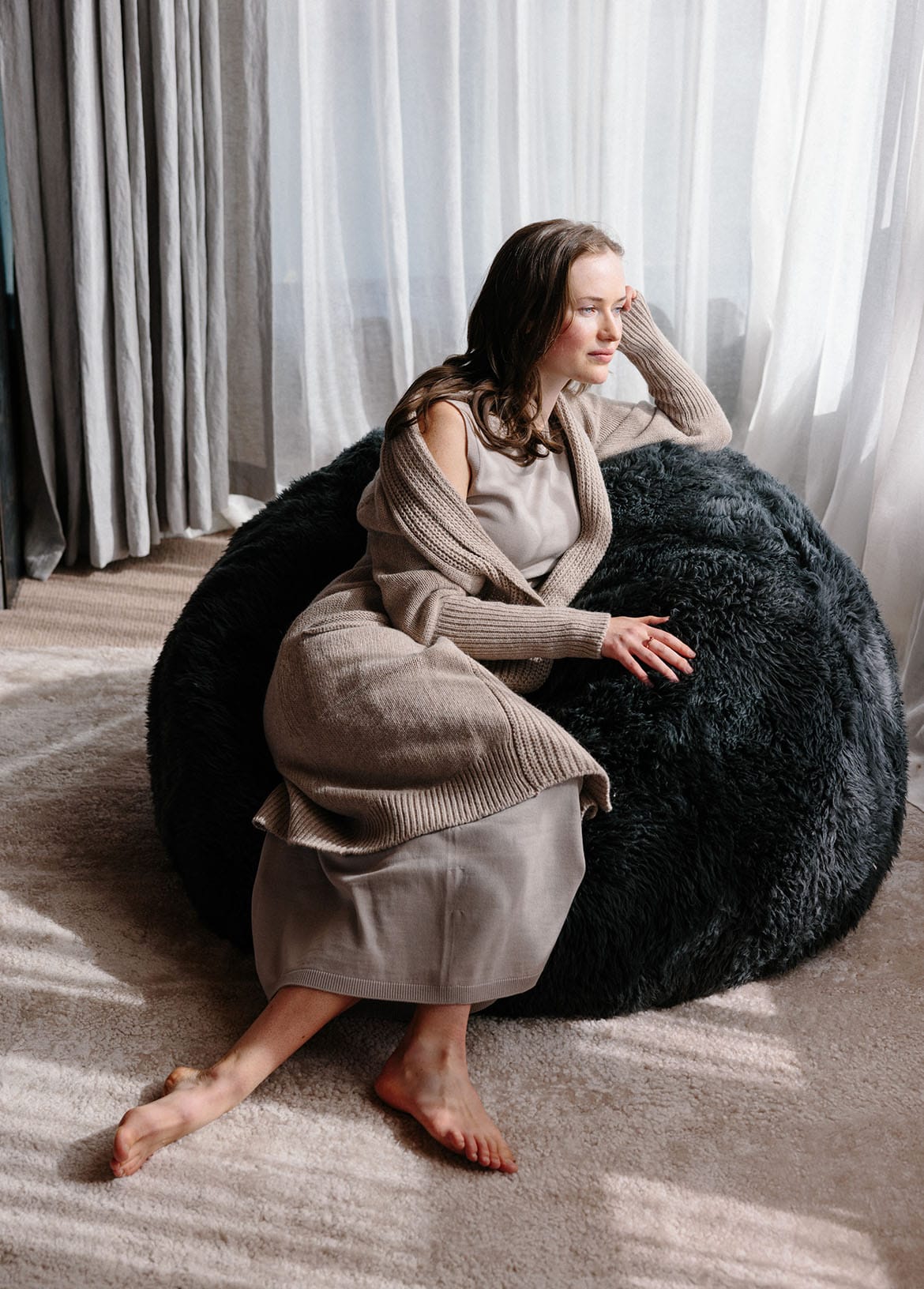 The Shaggy Bean Bag