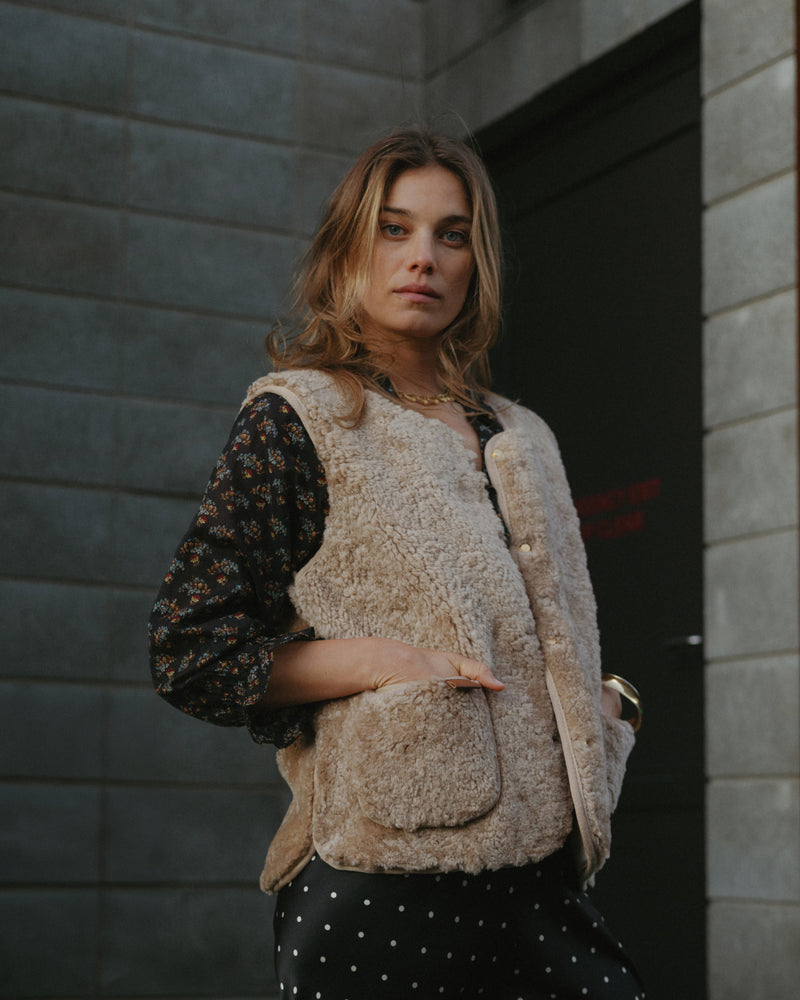 The Sheepskin Vest.