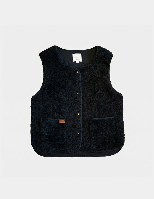 Short Wool / Large / Black Peak