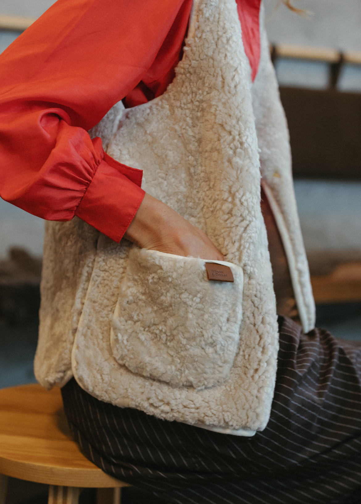 The Sheepskin Vest