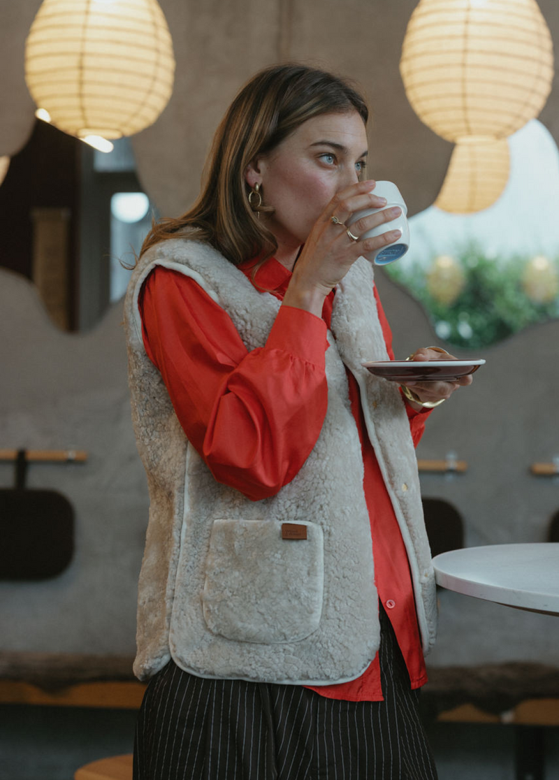 The Sheepskin Vest